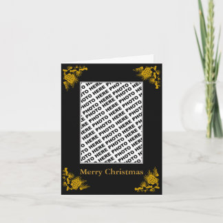 Insert Photo Merry Christmas Card With Calendar