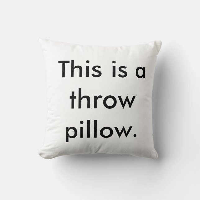 Insert your face here pillow (Front)