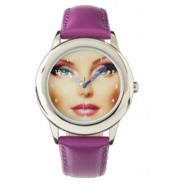 Insert Your Own Image Cool Kid&#39;s Stainless Steel Watch