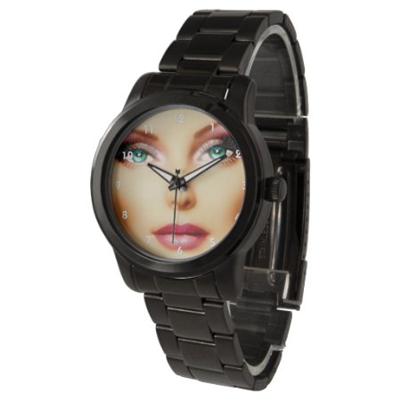 Insert Your Own Image Coolest  Diy Black Bracelet Watch