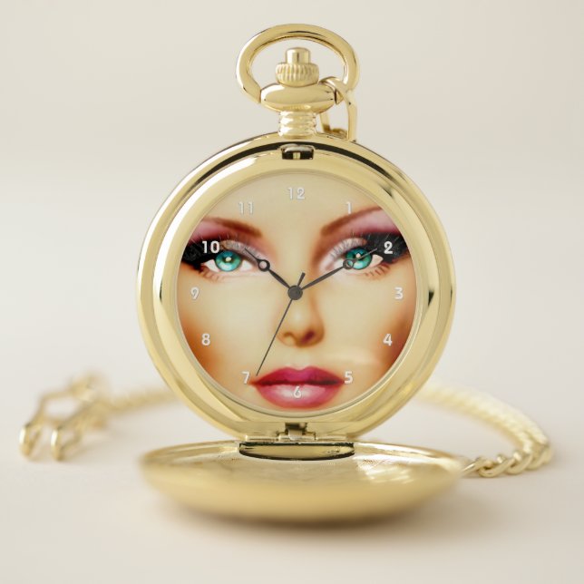 Insert Your Own Image Lovely DIY Pocket Watch (Inside)