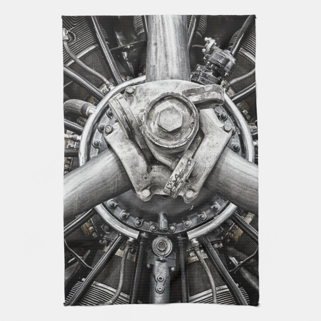 Inside a propeller kitchen towel (Vertical)