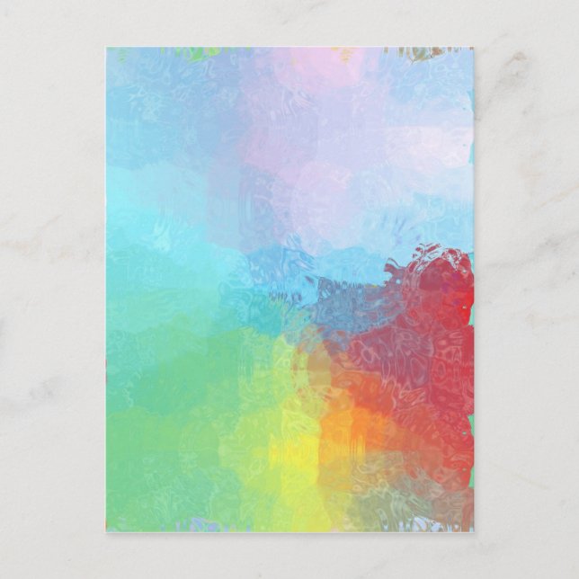 Inside A Rainbow Postcard (Front)