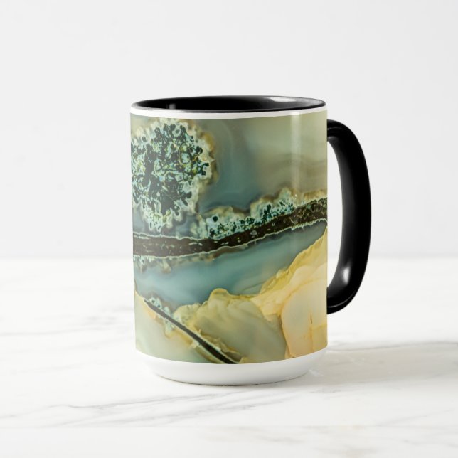 Inside a semi-precious stone mug (Front Right)