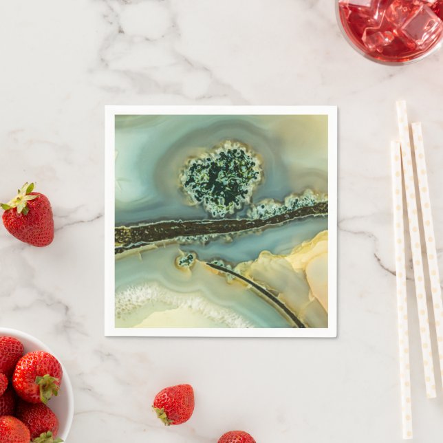 Inside a semi-precious stone napkins (Insitu)