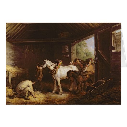 Inside a Stable Cards (Front Horizontal)