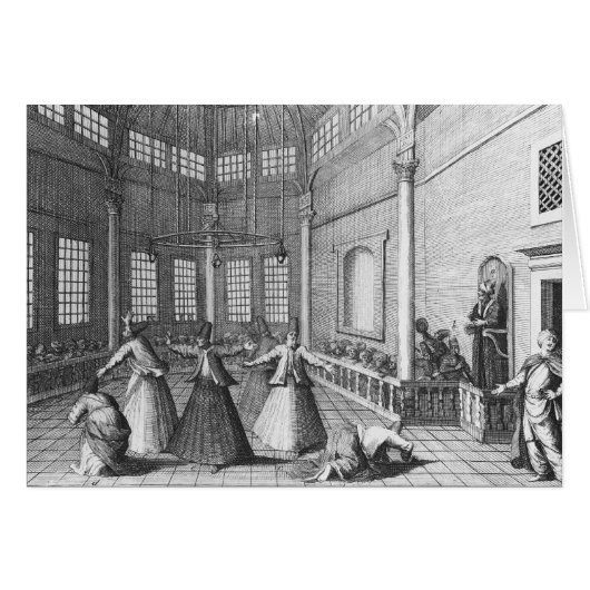 Inside a Turkish Mosque, illustration Cards (Front Horizontal)