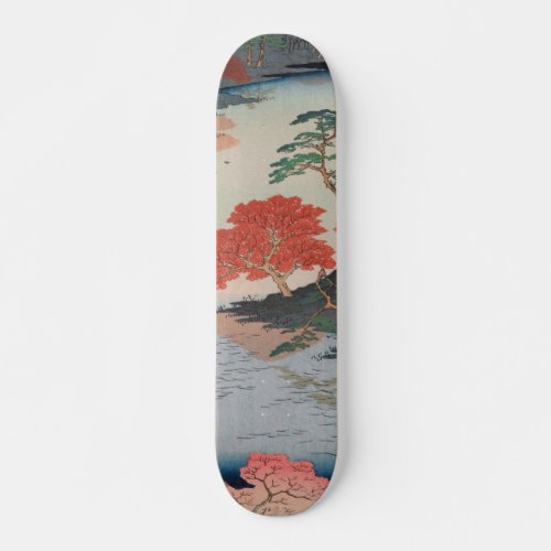 Inside Akiba Shrine Vintage Ukiyo_e Japanese Art Skateboard