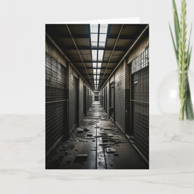 Inside an Abandoned Jail Card (Front)