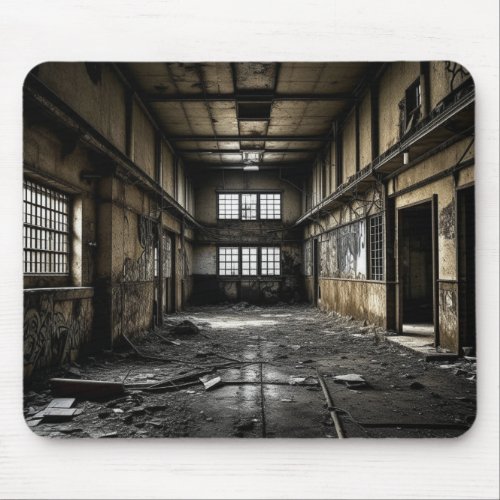 Inside an Abandoned Station  Mouse Pad