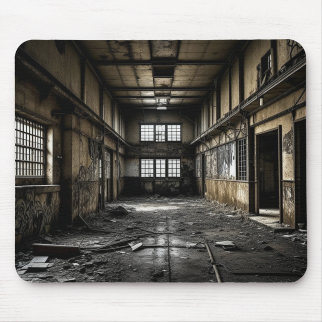 Inside an Abandoned Station  Mouse Pad (Front)