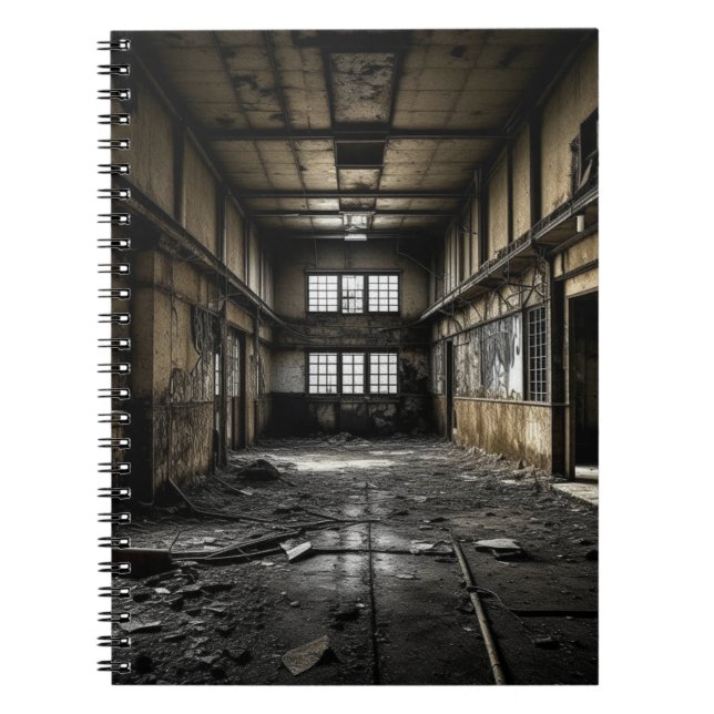 Inside an Abandoned Station  Notebook (Front)
