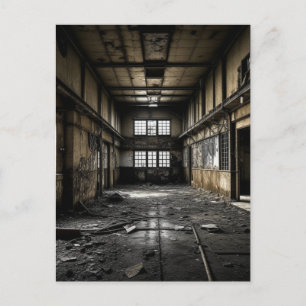 Inside an Abandoned Station Postcard