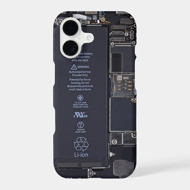 Inside an iPhone Case (Back)