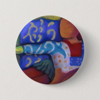 Inside and Out – Azure and Crimson Passage Pinback Button