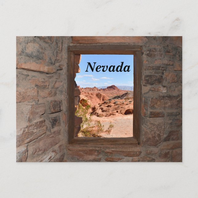 Inside cabin view of the Valley of Fire  Postcard (Front)