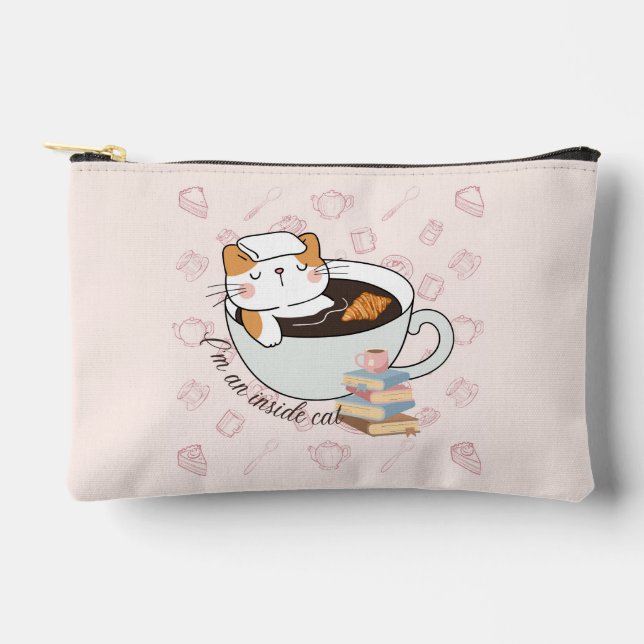 Inside Cat Spa Accessory Pouch (Front)