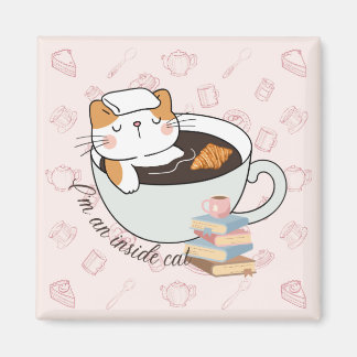 Inside Cat Spa Magnet