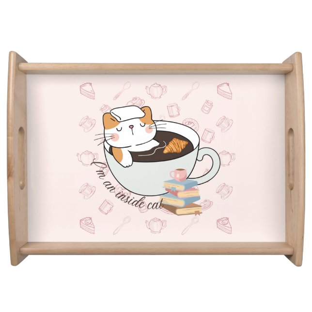 Inside Cat Spa Serving Tray (Front)