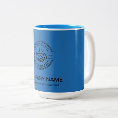 Inside Custom Color Promotional Business Logo Two_Tone Coffee Mug