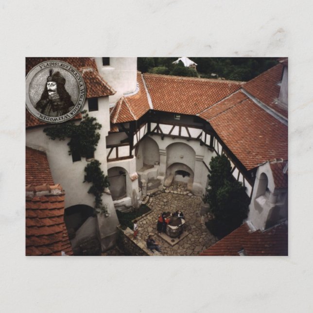 Inside Dracula's castle Postcard (Front)