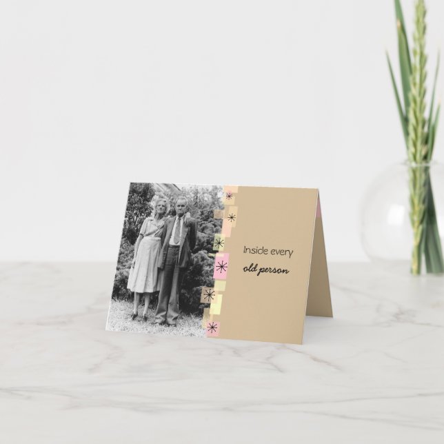 Inside Every Old Person Birthday Card (Front)