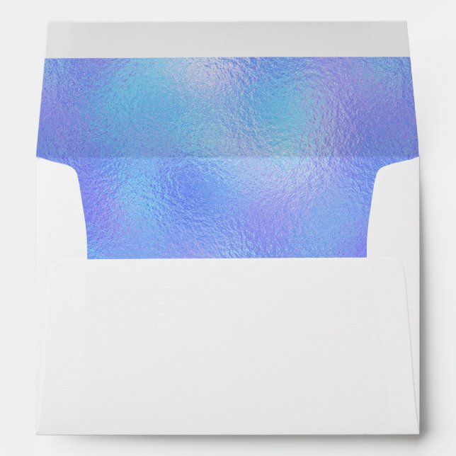 Inside Faux Iridescent Foil Envelopes (Back (Bottom))