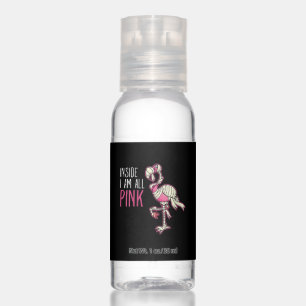 Inside I Am All Pink Flamingo Funny Flamingo Hand Sanitizer