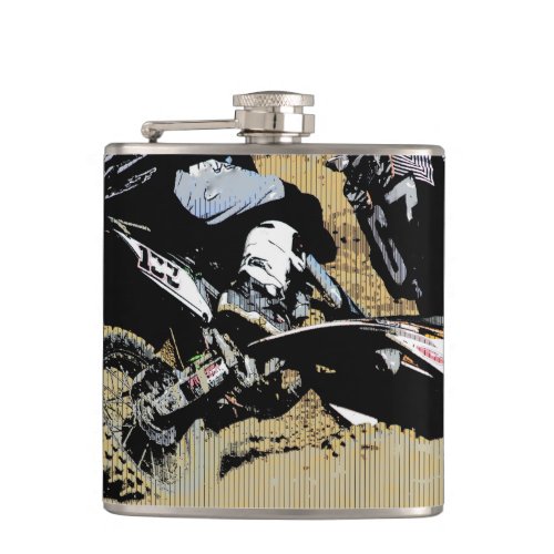 Inside Move _ Dirt Bike Racers Flask