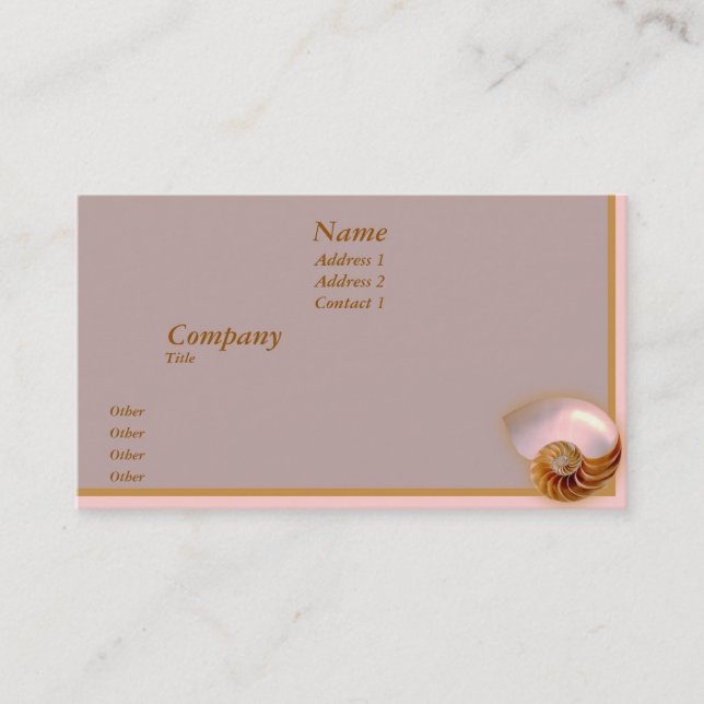 Inside Nautilus Business Card (Front)