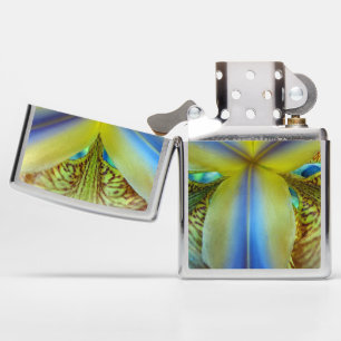Inside of an Iris Zippo Lighter