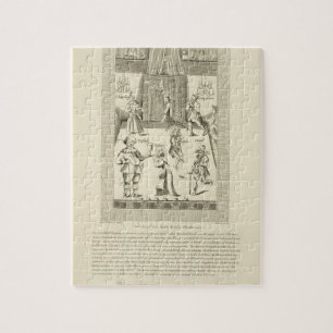 Inside of the Red Bull Playhouse, frontispiece to Jigsaw Puzzle