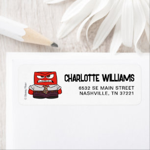 Inside Out 2 Birthday   Anger Label