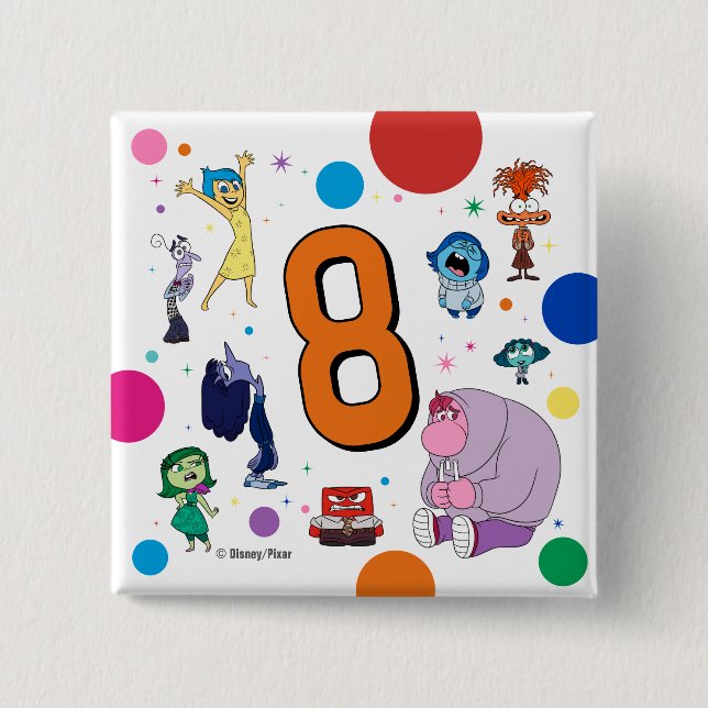 Inside Out 2 Birthday Button (Front)