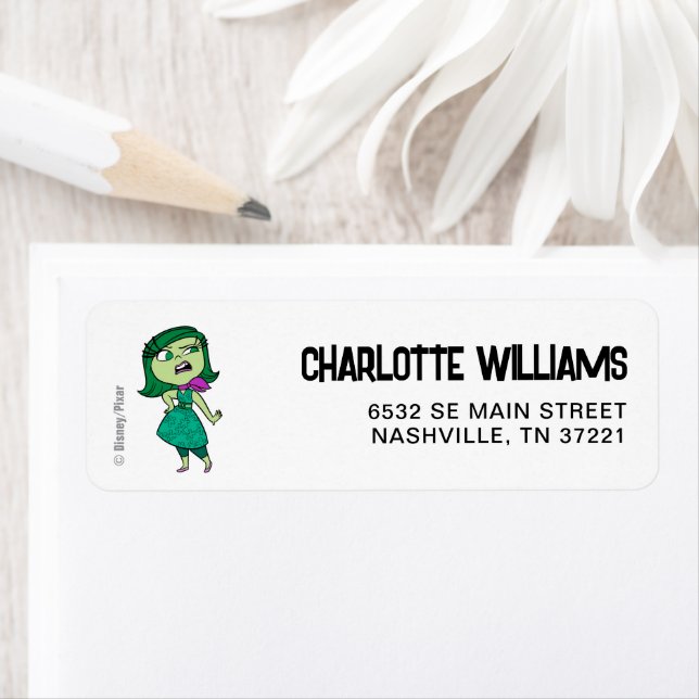 Inside Out 2 Birthday | Disgust Label (Insitu)