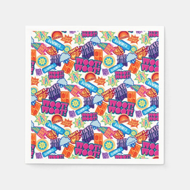 Inside Out 2 Birthday Napkins (Front)