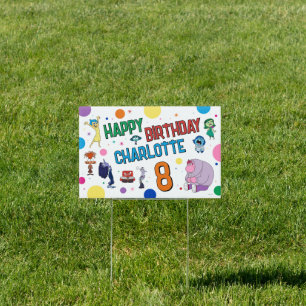 Inside Out 2 Birthday Sign
