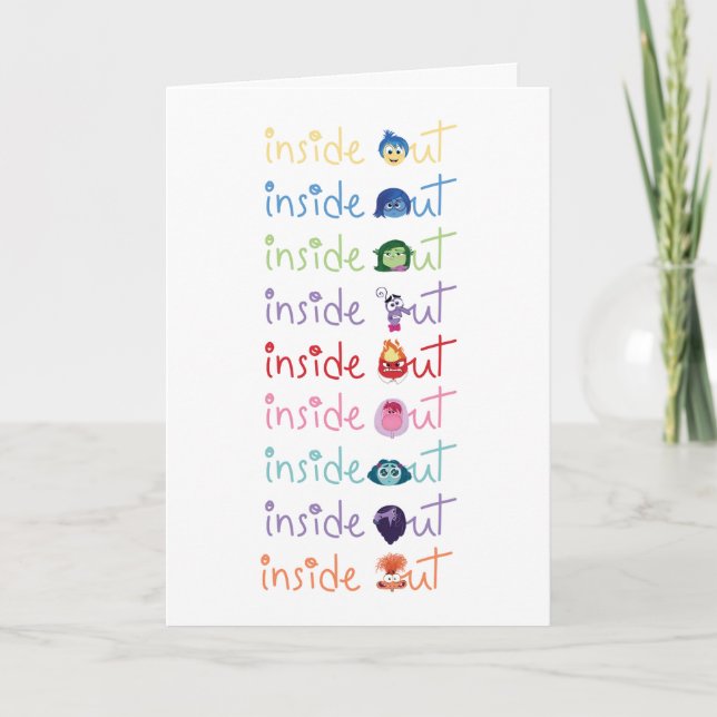 Inside Out 2 Character Lineup Graphic Card (Front)