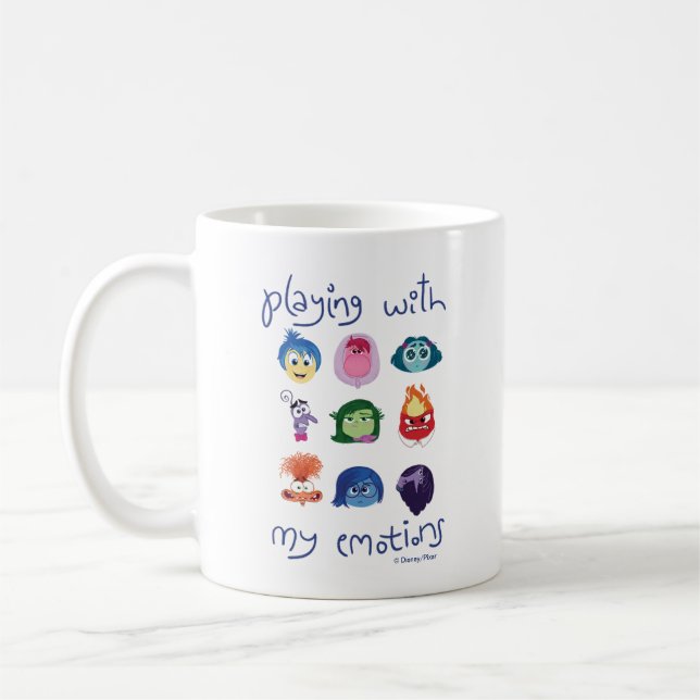 Inside Out 2 Playing With My Emotions Graphic Coffee Mug (Left)