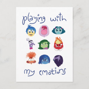 Inside Out 2 Playing With My Emotions Graphic Postcard