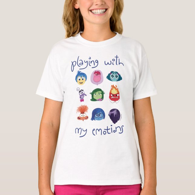Inside Out 2 Playing With My Emotions Graphic T-Shirt (Front)