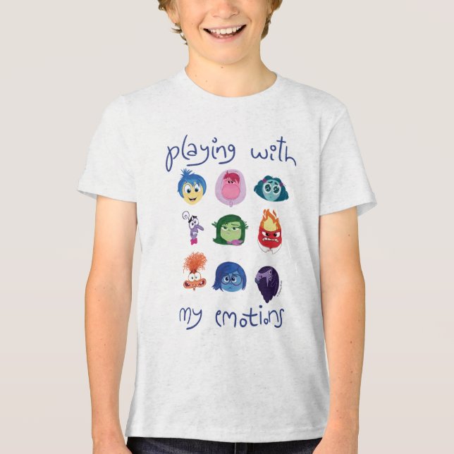 Inside Out 2 Playing With My Emotions Graphic Tri-Blend Shirt (Front)