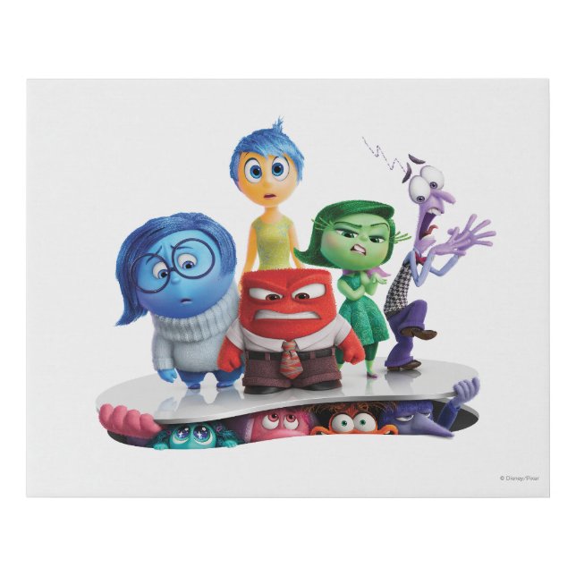 Inside Out 2 Theatrical Art Faux Canvas Print (Front)