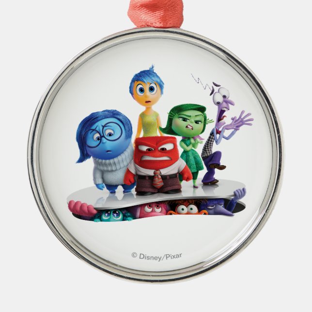 Inside Out 2 Theatrical Art Metal Ornament (Front)