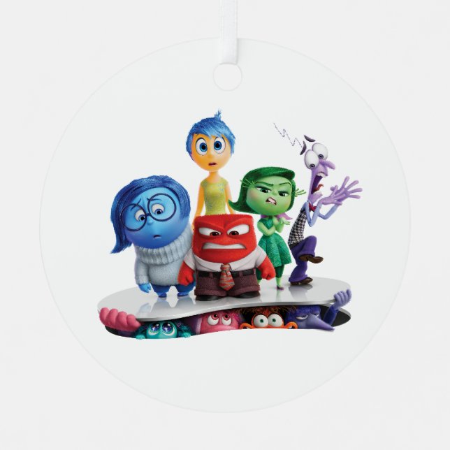 Inside Out 2 Theatrical Art Metal Ornament (Front)