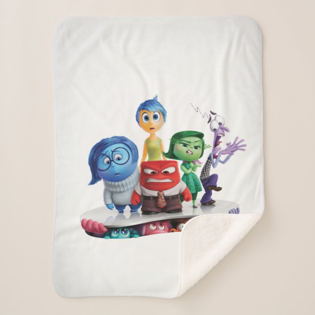 Inside Out 2 Theatrical Art Sherpa Blanket (Front)