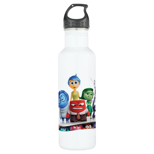 Inside Out 2 Theatrical Art Stainless Steel Water Bottle (Front)