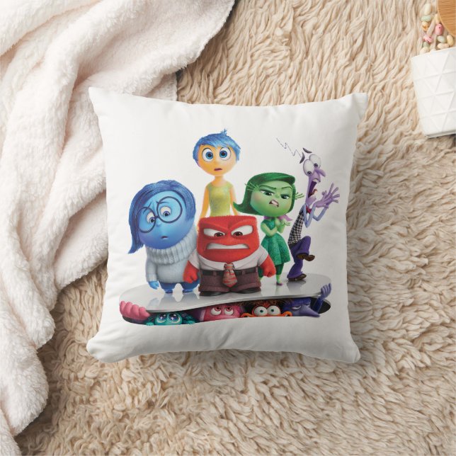Inside Out 2 Theatrical Art Throw Pillow (Blanket)