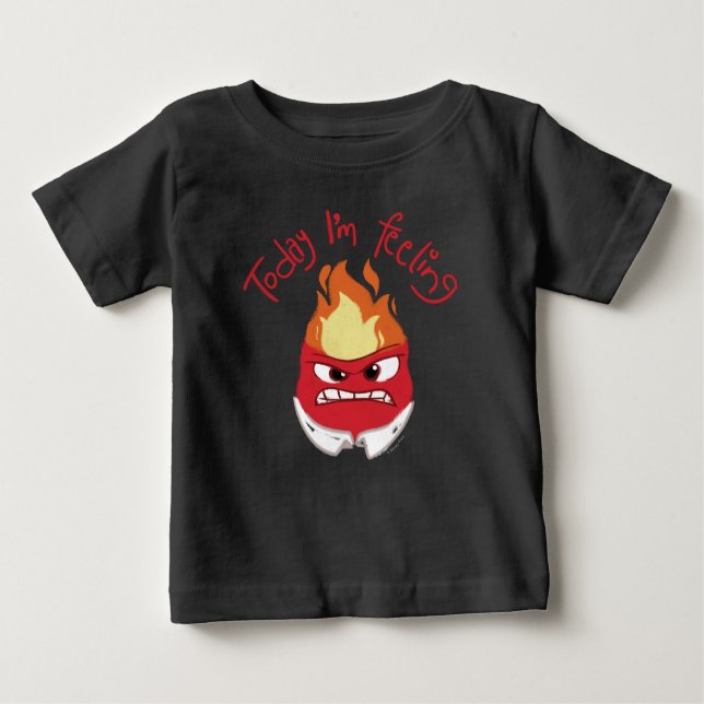 Inside Out 2 Today I’m Feeling Anger Graphic Baby T-Shirt (Front)