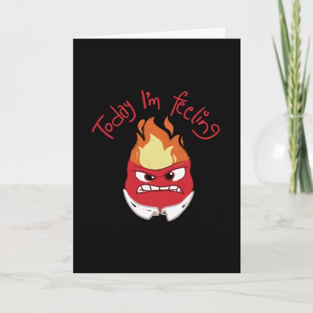 Inside Out 2 Today I’m Feeling Anger Graphic Card (Front)